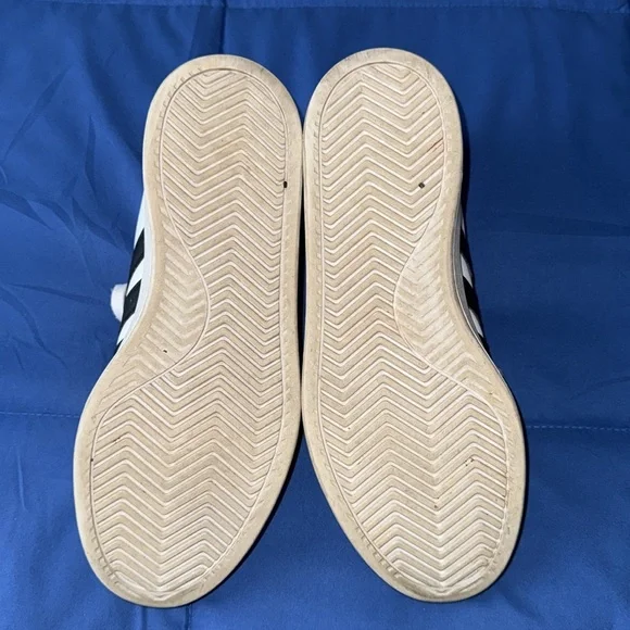 Adidas Classic Leather Grand Court B&W Sneakers Women’s Sz 8.5! - Picture 5 of 8